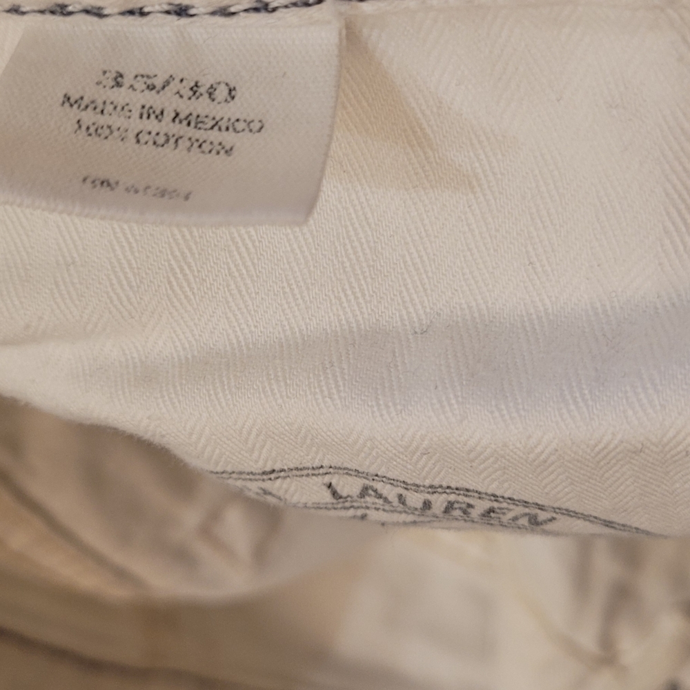 Polo Ralph lauren white Jeans size 35x30 - Picture 6 of 14